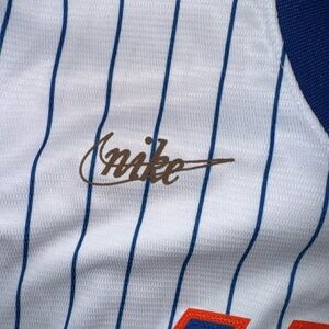 Darryl Strawberry White Striped Home Jersey Size M New!!